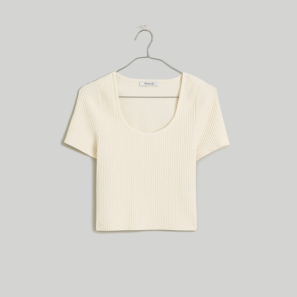 Madewell Ottoman Crop Sweater Sz S